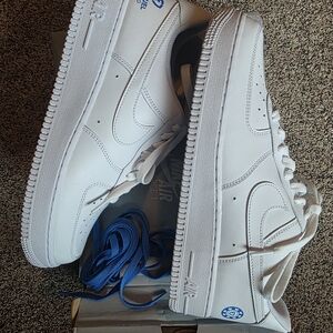 Nike Women's Air Force 1 '07 in white, size 11